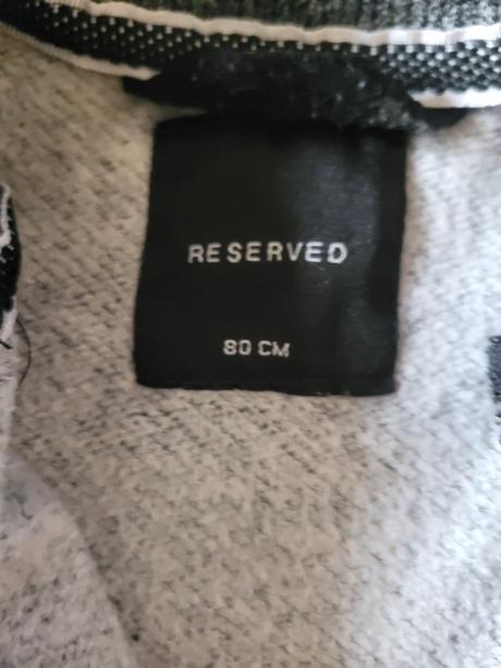 Mikina na zips, reserved,80