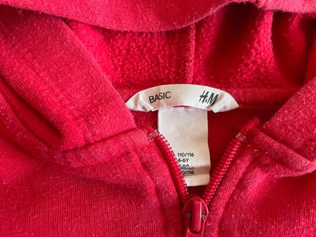 Cervena mikina h&m, h&m,110