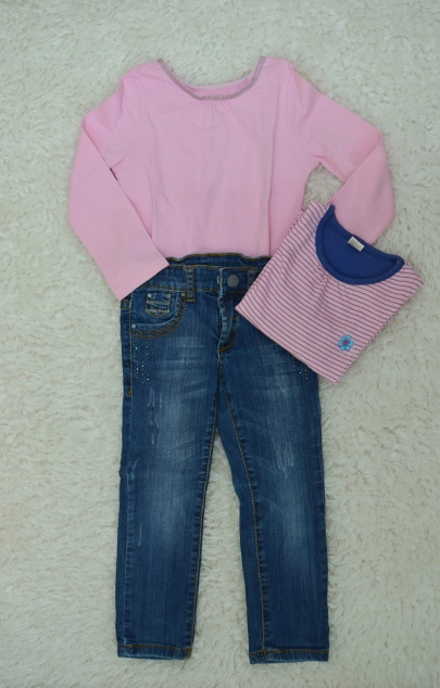 Feši rifličky + tričko zdarma, c&a,104