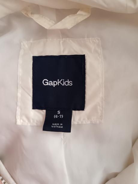 Krásna biela perleťová bunda, gap,122