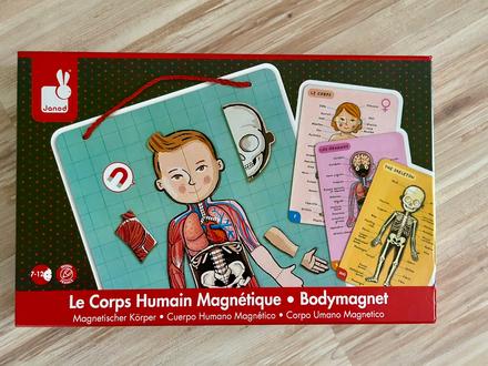 Magnetická skladačka ľudské telo janod,