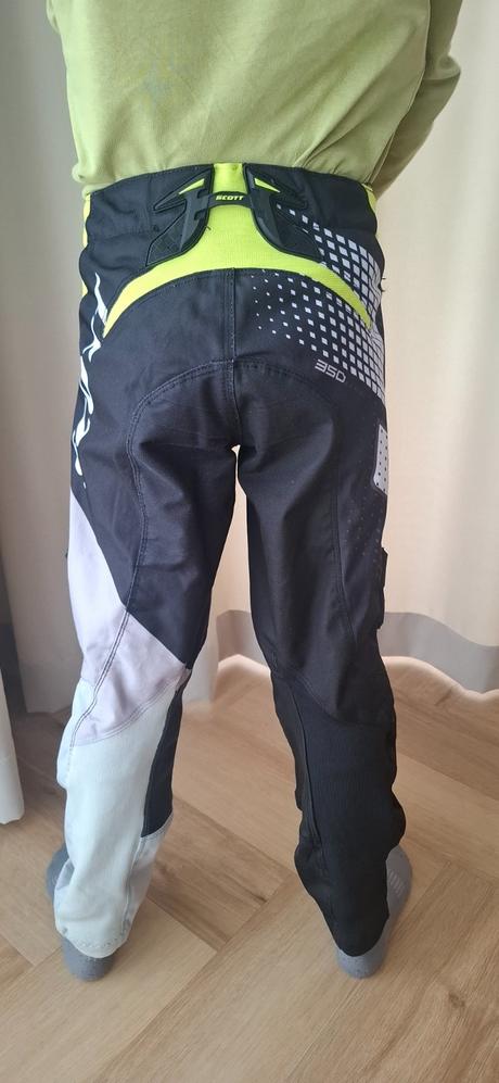 Scott 350 detske moto nohavice, fox,26