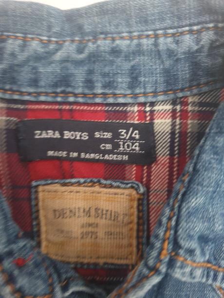 Riflova košeľa zara, zara,104