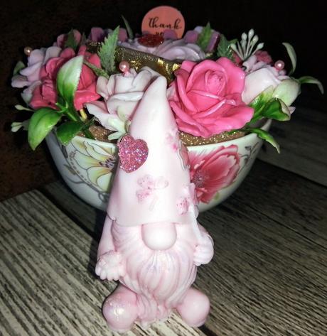 Mydlove ružičky s venovaním, 