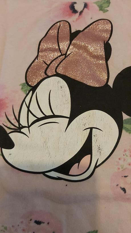 Letné tričko ruža minnie h&m 98/104, h&m,98
