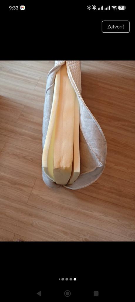 Matrac do detskej postieľky sensillo cashmere, šírka (cm): 60,dĺžka (cm): 120