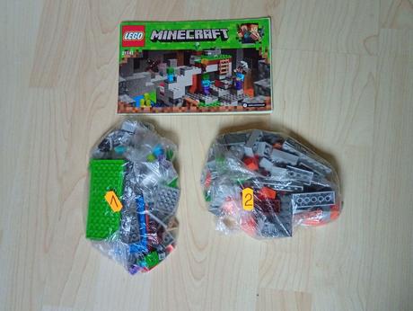 21141 lego minecraft - jaskyňa so zombie, 