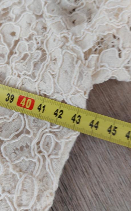 Krémové čipkované šaty zara, zara,s