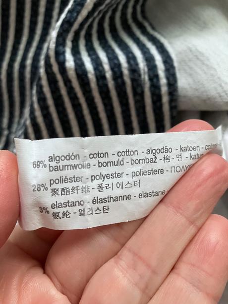 Pásikavé šatky, zara,104