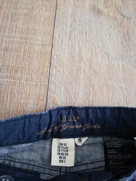 Krásne kratasky, h&m,92