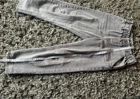 Široké mom jeans, h&m,128