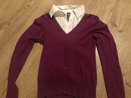 Svetrik s blúzkou 2v1, gate,m