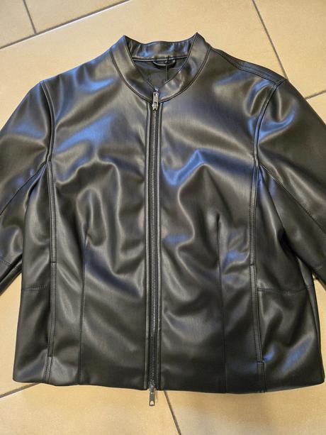 Koženková bunda vel.44, c&a,44