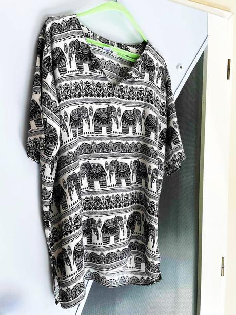 Etno voľná tunika xl/xxl, xl