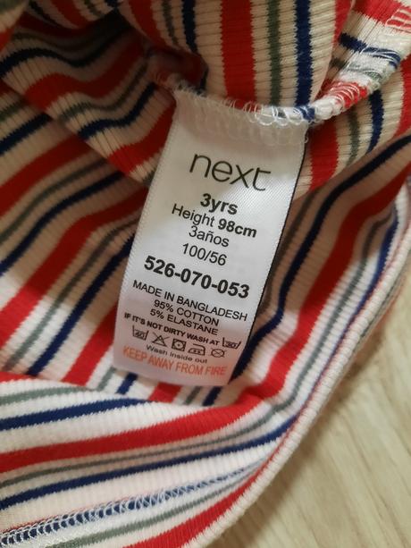 Vrubkované tričko next, next,98