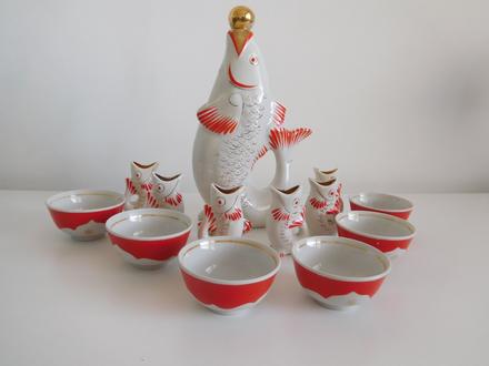 Ryba + 6x rybky menšie + mištička na cukríky 6 x, 