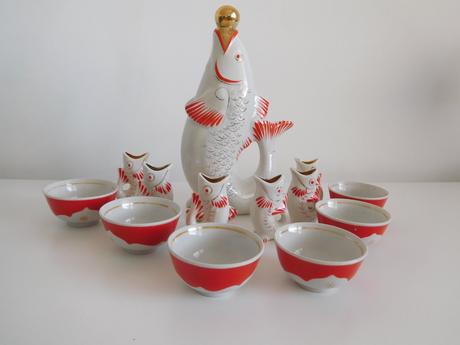 Ryba + 6x rybky menšie + mištička na cukríky 6 x, 