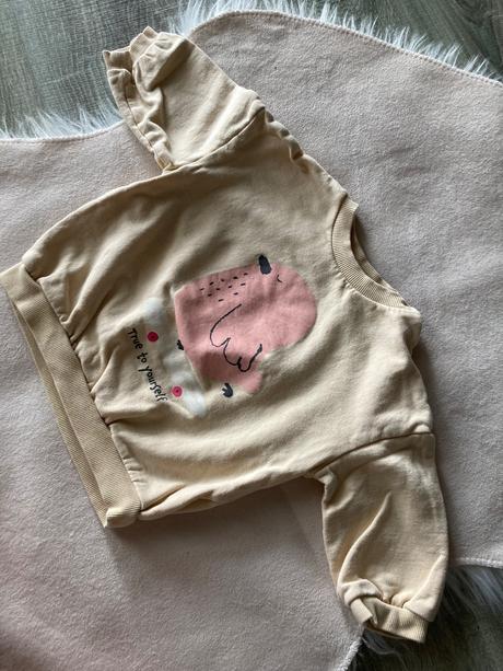 Mikinky čerešňe a vtáčik 80, h&m,80