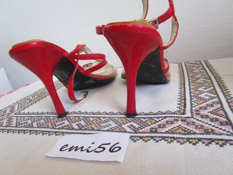 2273. sandále červené, 36