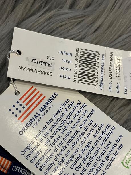 Chlapčenské body s vreckami a macíkom (0-3 mes.), original marines,56