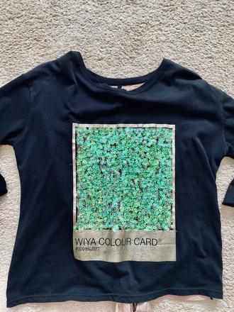 Tričko s flitrami, s