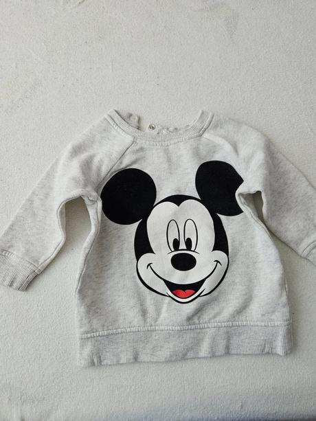 Mikina mickey, h&m,74