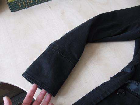 Jarný/jesenný čierny kabátik, zn. amisu, 38/40, amisu,40