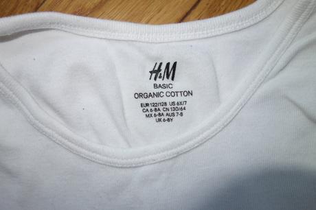 Tielko z organickej bavlny 122/128, h&m,122