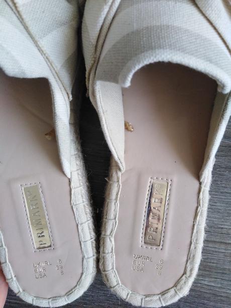 Šľapky na leto, primark,39