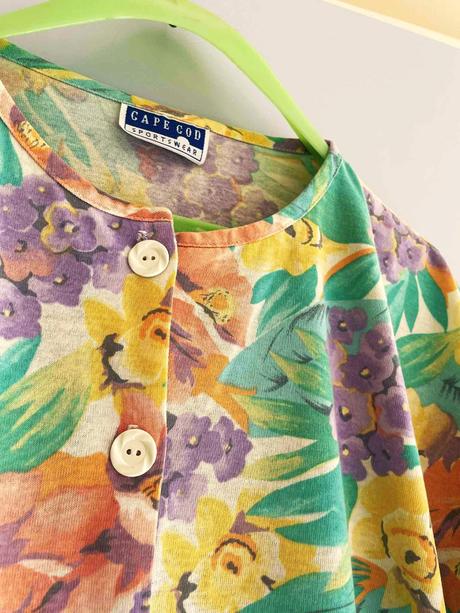 Kvetované tričko, xl