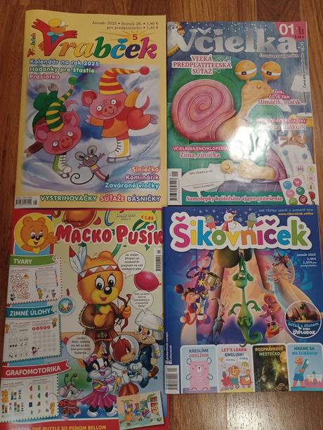 Predam nove detské časopisy,