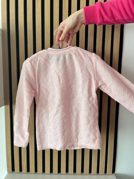 Ružový svetrík, 128 / 140