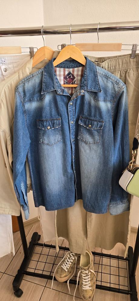 Riflová košeľa, l