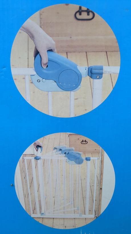 Detská kovová bezpečnostná zábrana na dvere,schody, safety 1st