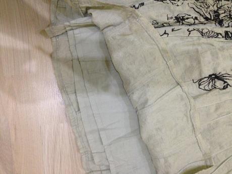 Skladana štýlová sukňa, bandolera,38