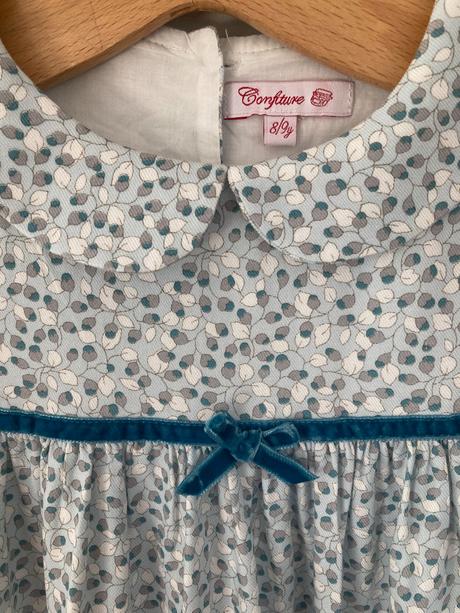 Confiture šaty 7-8 bledomodré, 128