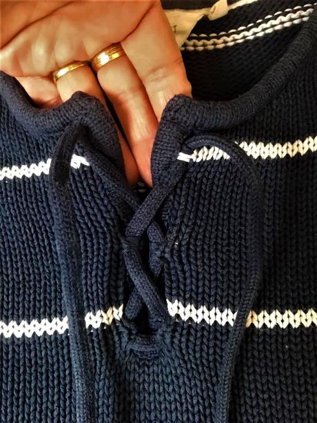 Hrubší bavlnený pulóver, xl