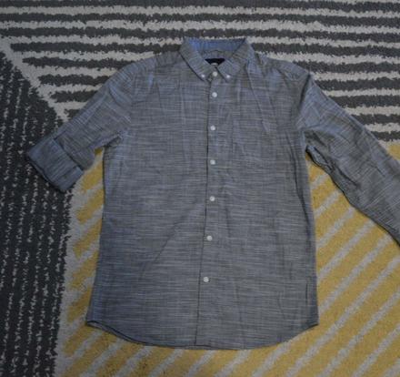 Šedá melírovaná košeľa, c&a,s