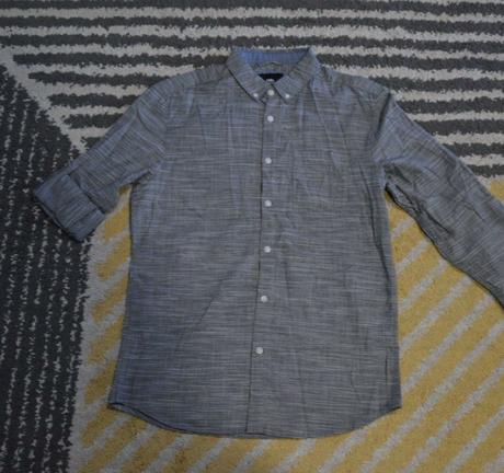 Šedá melírovaná košeľa, c&a,s