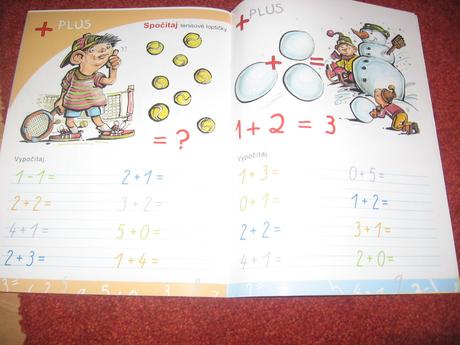 Pisacia kniha pre prvacika ja viem pocitat, 