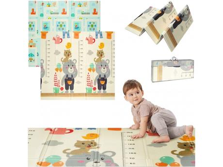 Obojstranná podložka hrubá ulica 120x180x1 9002,