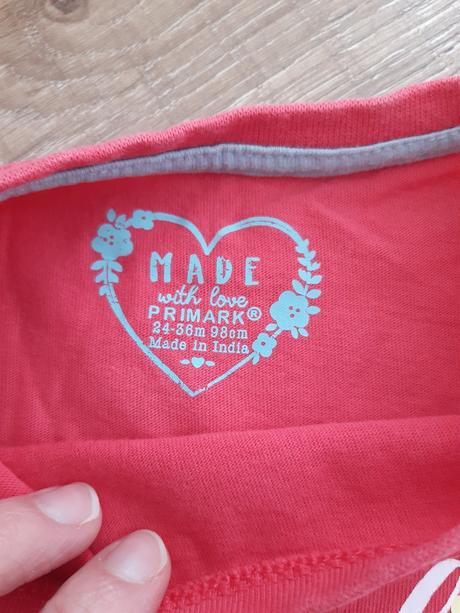Dievčenské tričko, primark,92
