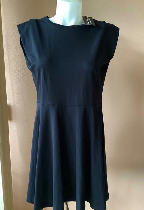 Tričkovinové šaty boohoo, 38 / 40