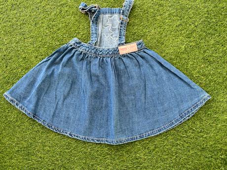 Desigual šatová sukňa riflova, desigual,110