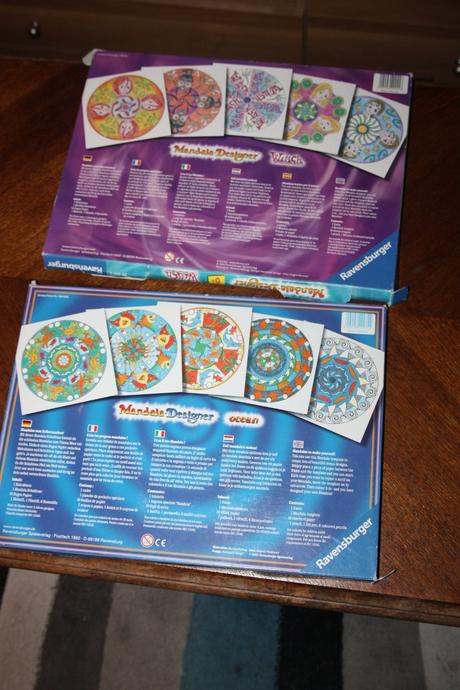 2x omalovanky - mandala -designer - winx a ocean,