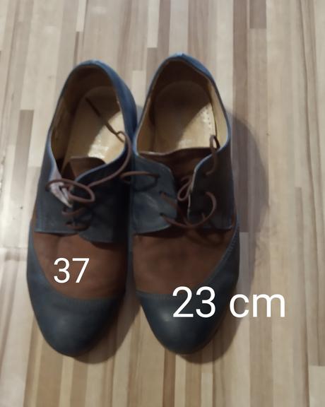 Kožené poltopánky 37, 37