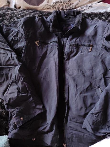 Prechodna bundicka zateplena flisom, xxl