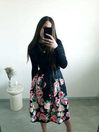 Kvetovaná sukňa s/m, 36 / s