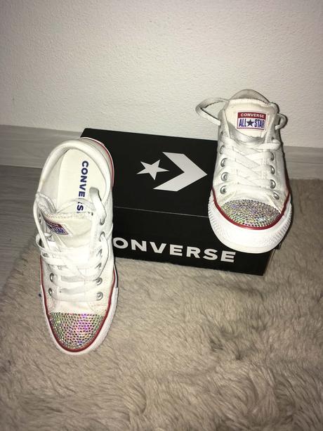 Converse swarovski original white damske tenisky, converse,37