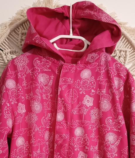 Pogumovaná ružová bundička, okay,116